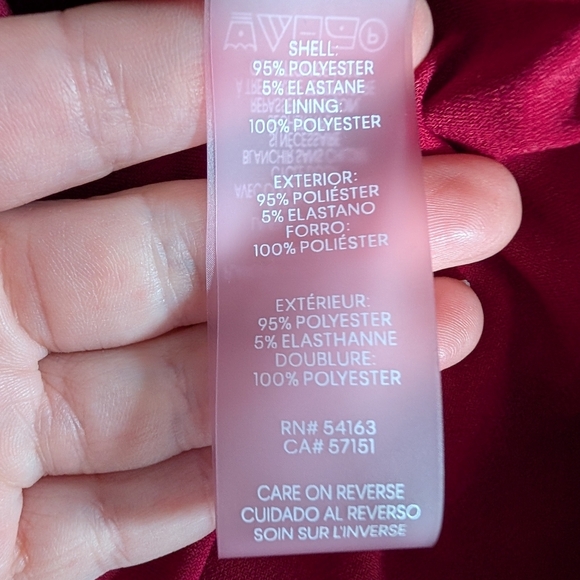 Harper Rose Bell Sleeve Dress Size 14 Color Burgundy (EUC) - Picture 8 of 14